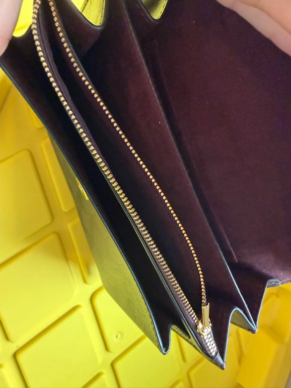 NWT Coach Red Leather Crossbody with Burgundy Snake-Print Accent & Gold Hardware - Picture 9 of 10